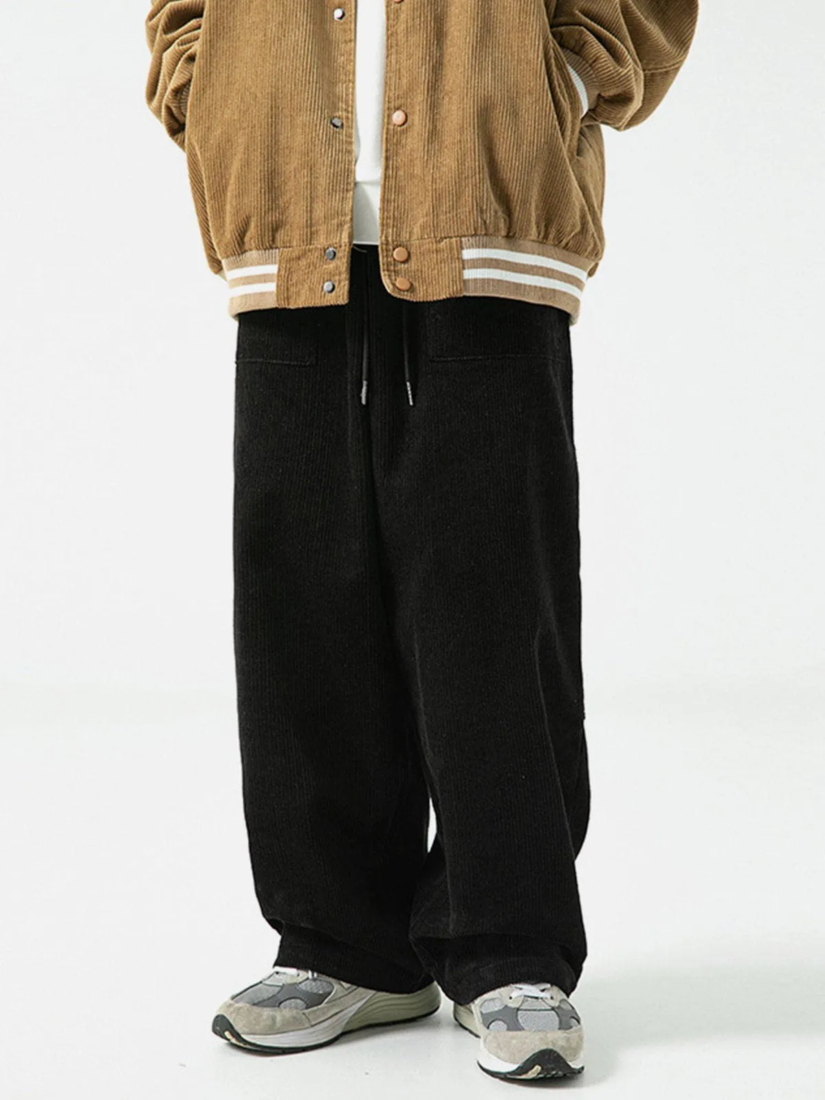 AlanBalen® - Embroidered Corduroy Pants