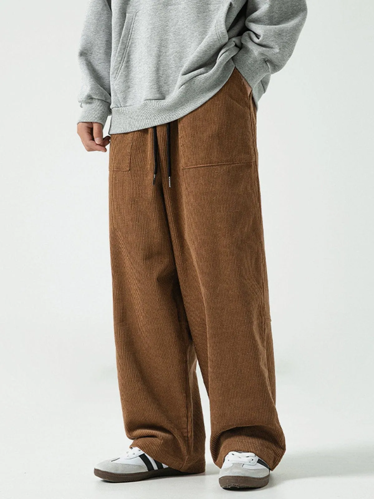 AlanBalen® - Embroidered Corduroy Pants