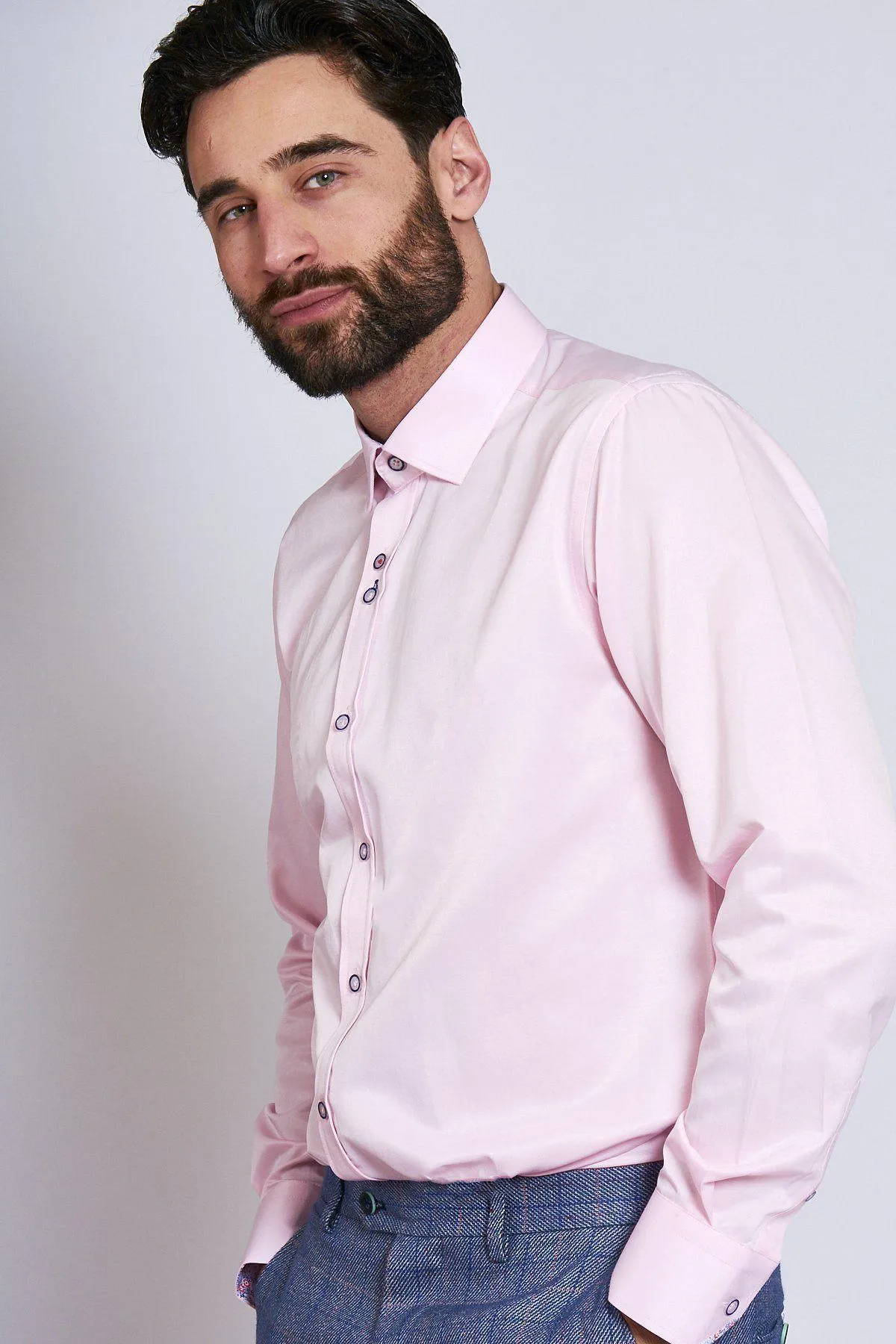 ALFIE - Pink Long Sleeve Shirt