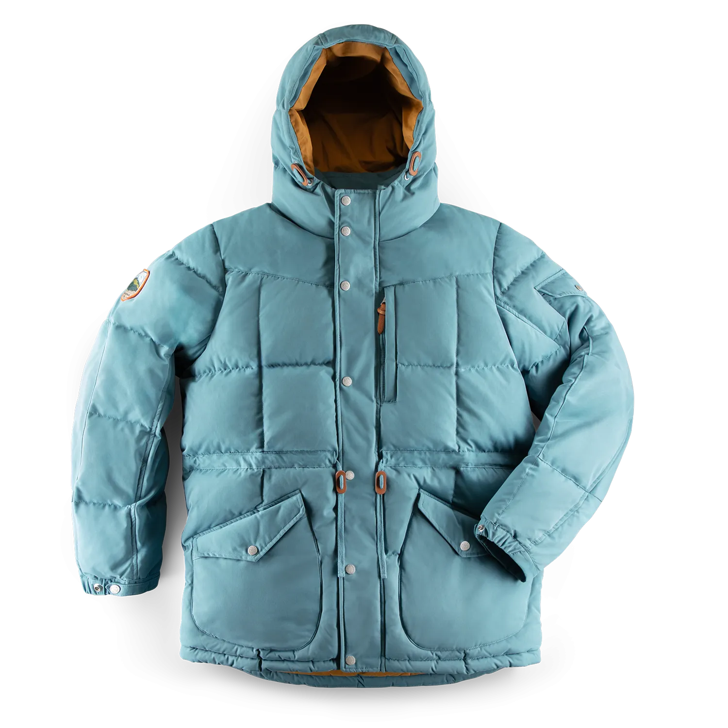 &SONS Bonnington Puffer Jacket Blue