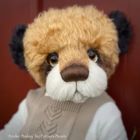 Ander Bailey - 18" Kid Mohair and Alpaca Artist Baby Bear by Emma's Bears - OOAK