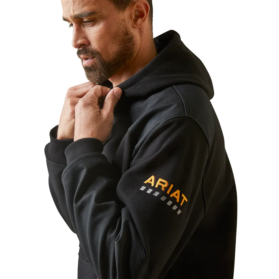 Ariat Men's Rebar Workman DuraCanvas Black Hoodie