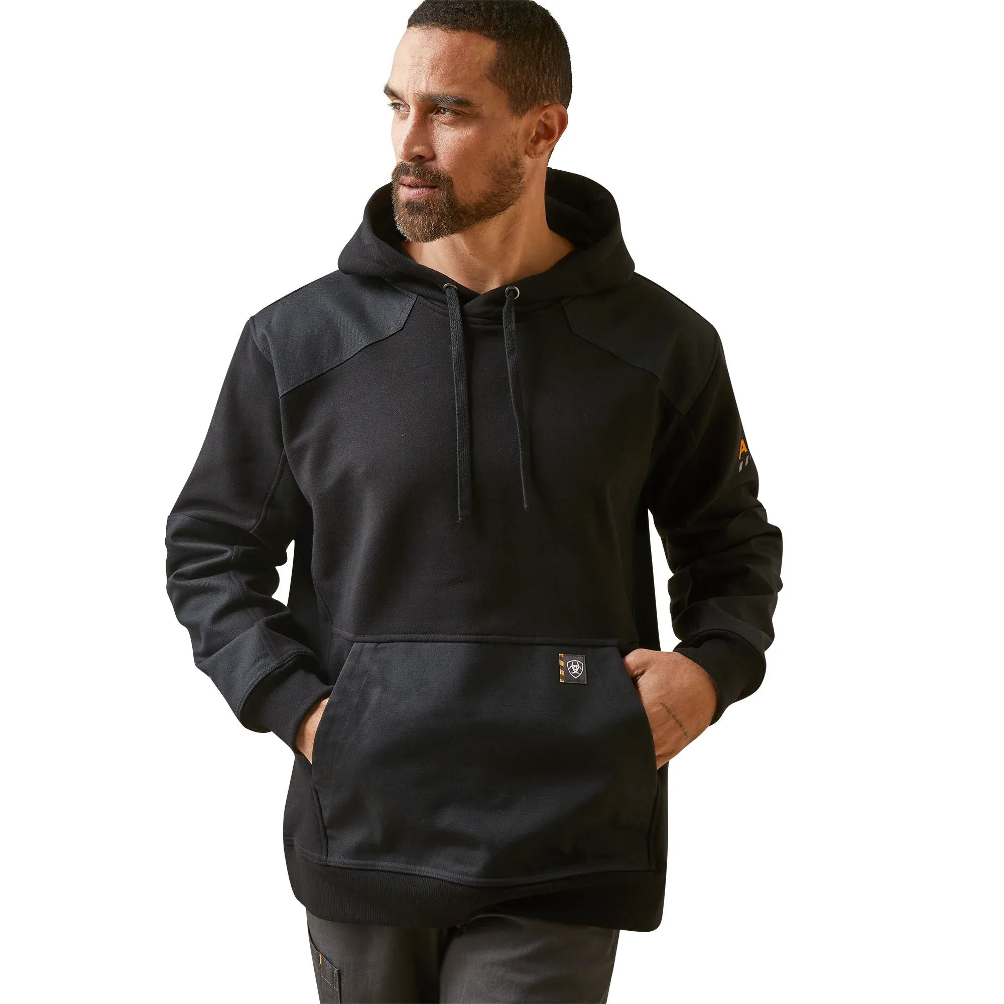 Ariat Men's Rebar Workman DuraCanvas Black Hoodie