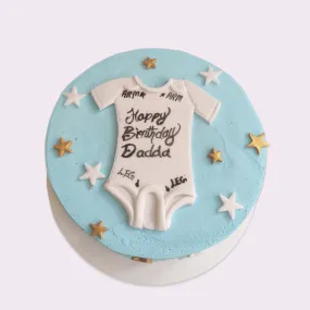 Baby Shower Cake Boy Buttercream