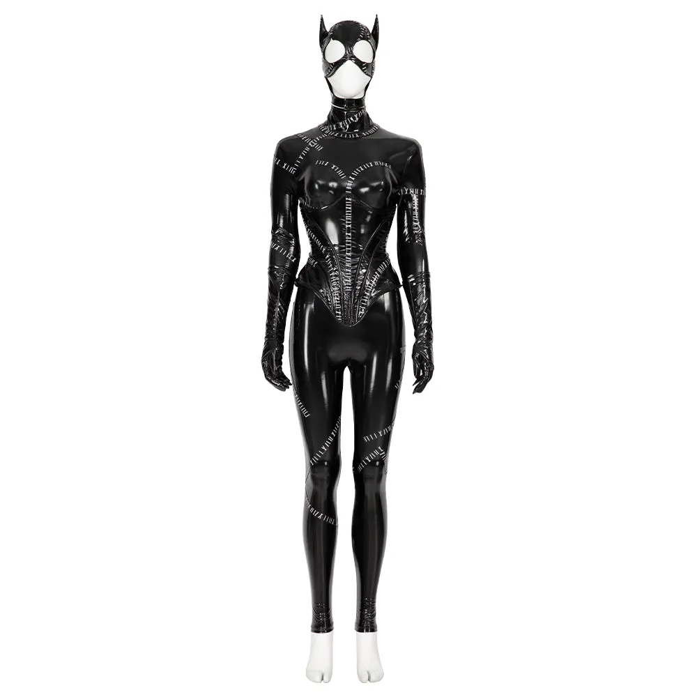 Batman Returns 1992 Movie Catwoman Selina Kyle Cosplay Costume