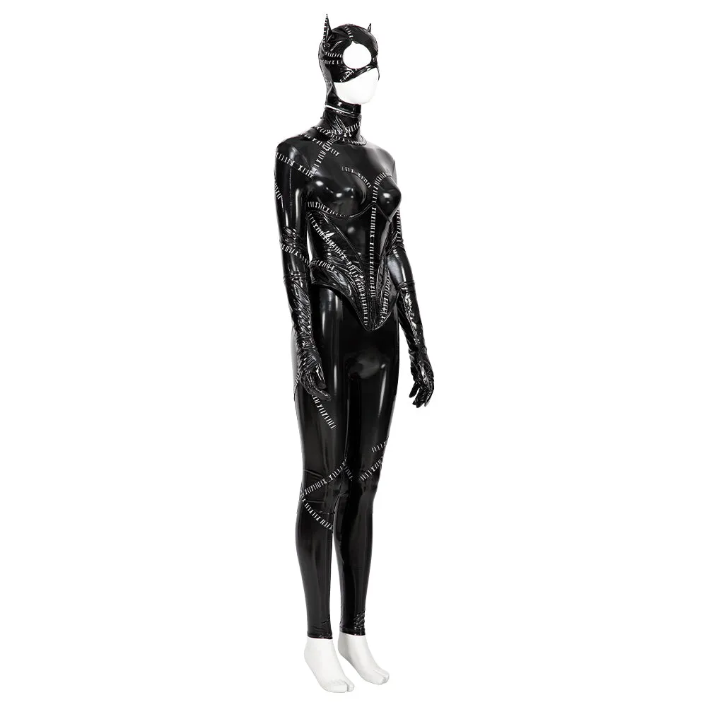 Batman Returns 1992 Movie Catwoman Selina Kyle Cosplay Costume