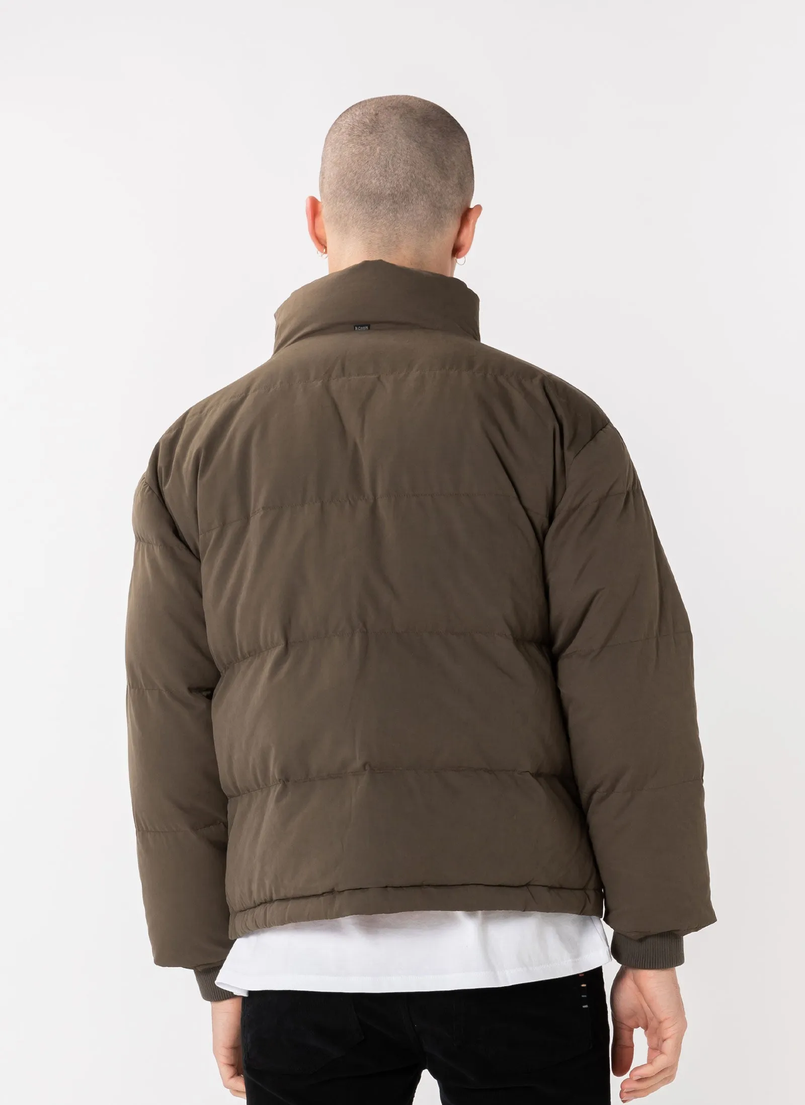 B.Cools Puffer Jacket Olive