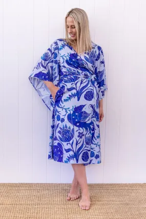 Blue Bird Midi Robe