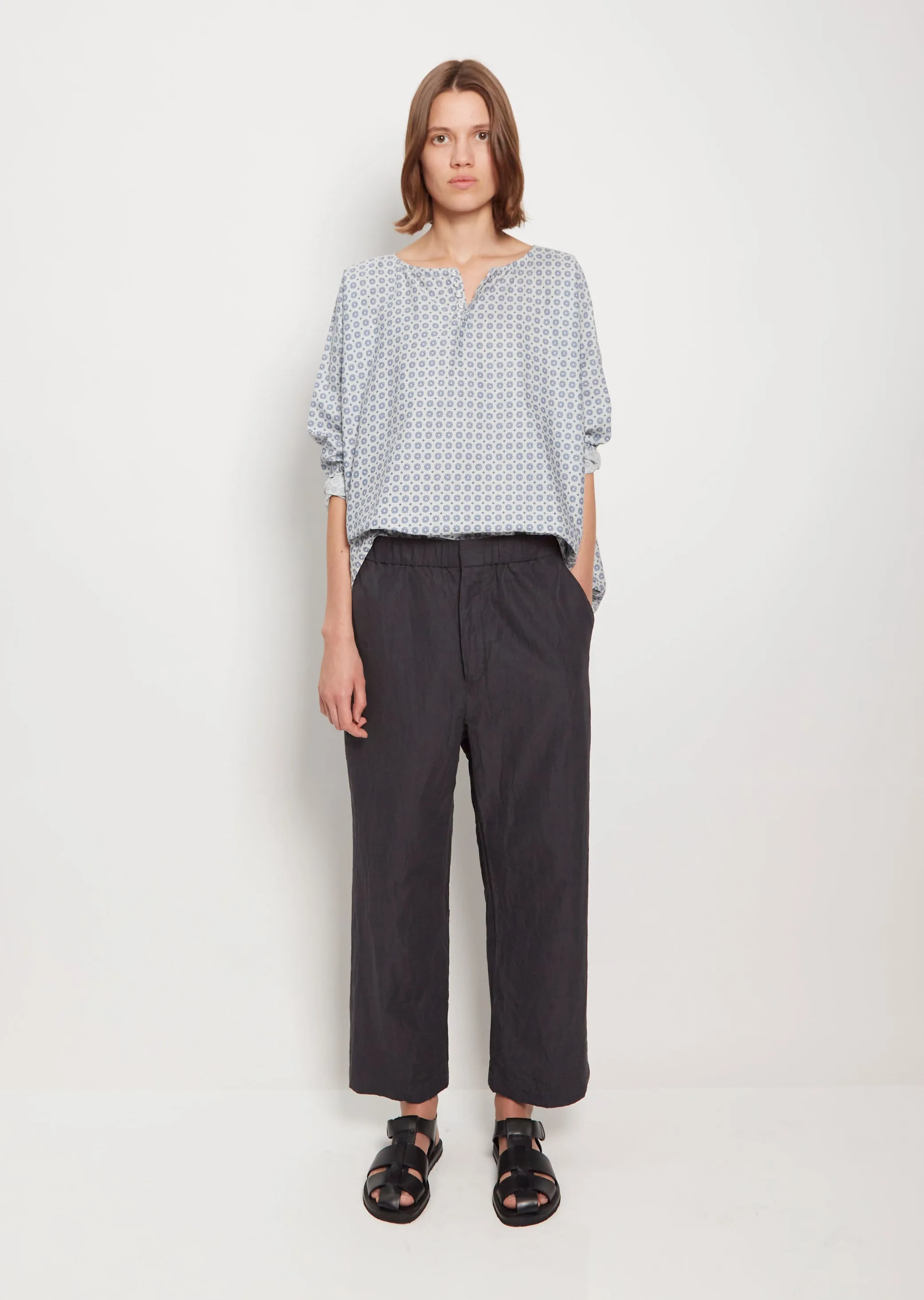 Chambray Twill Easy Trousers