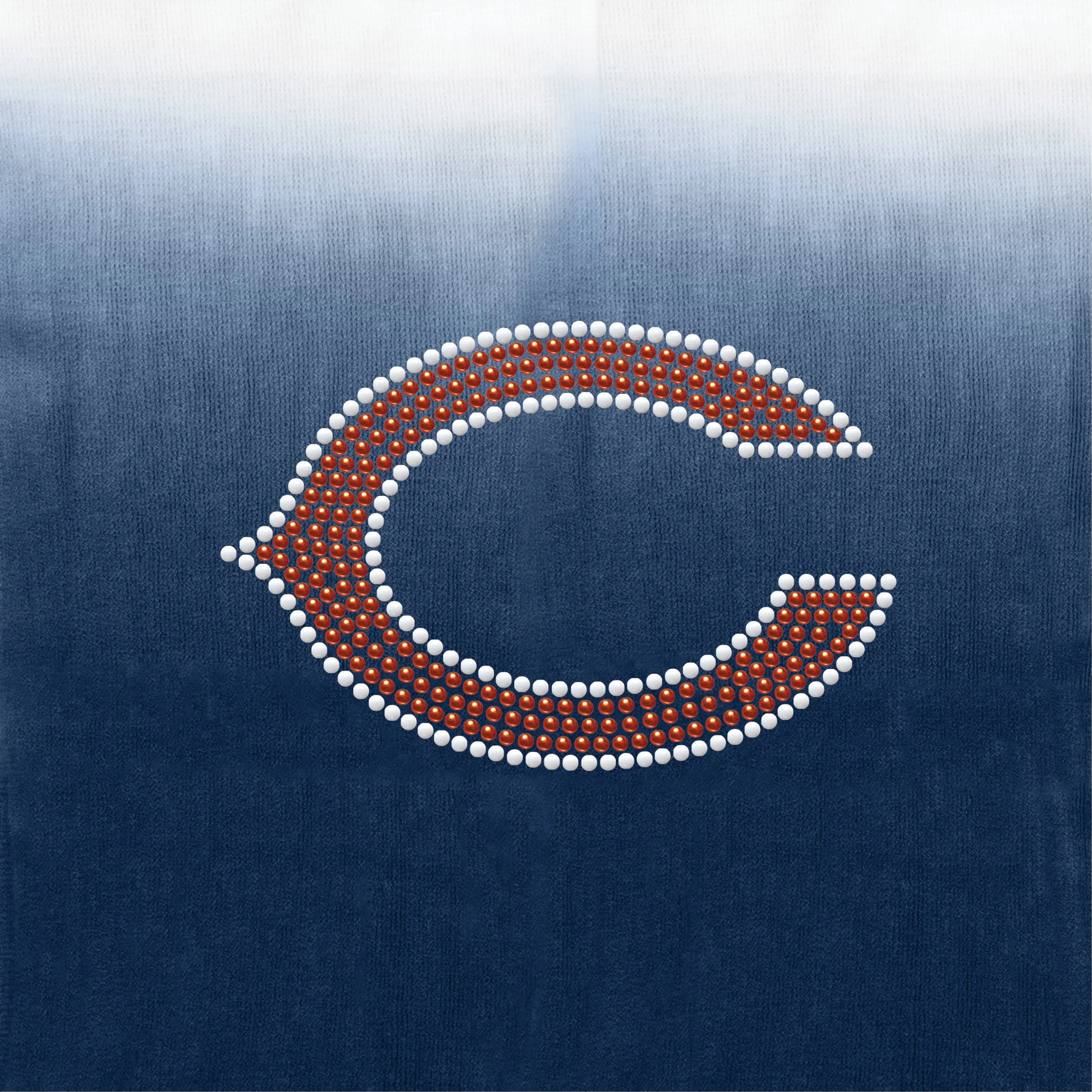 Chicago Bears Dip Dye Poncho