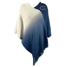 Chicago Bears Dip Dye Poncho