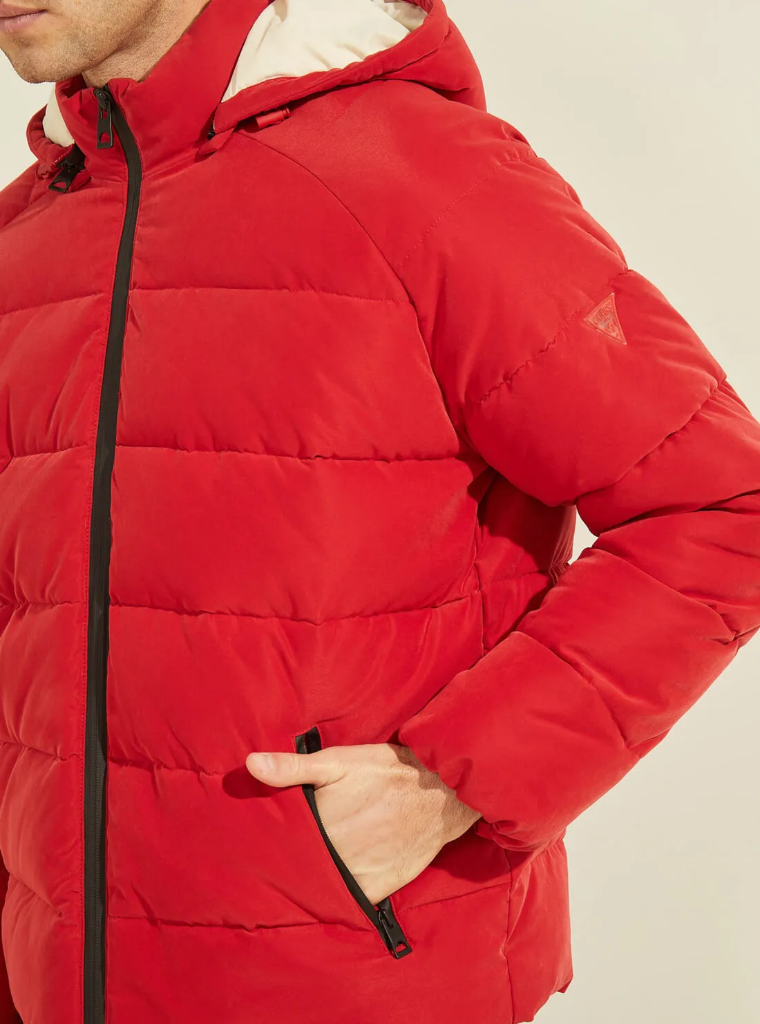 Chili Red Puffer Jacket