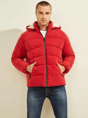 Chili Red Puffer Jacket