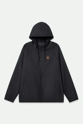 Claxton Windbreaker Parka Jacket - Black