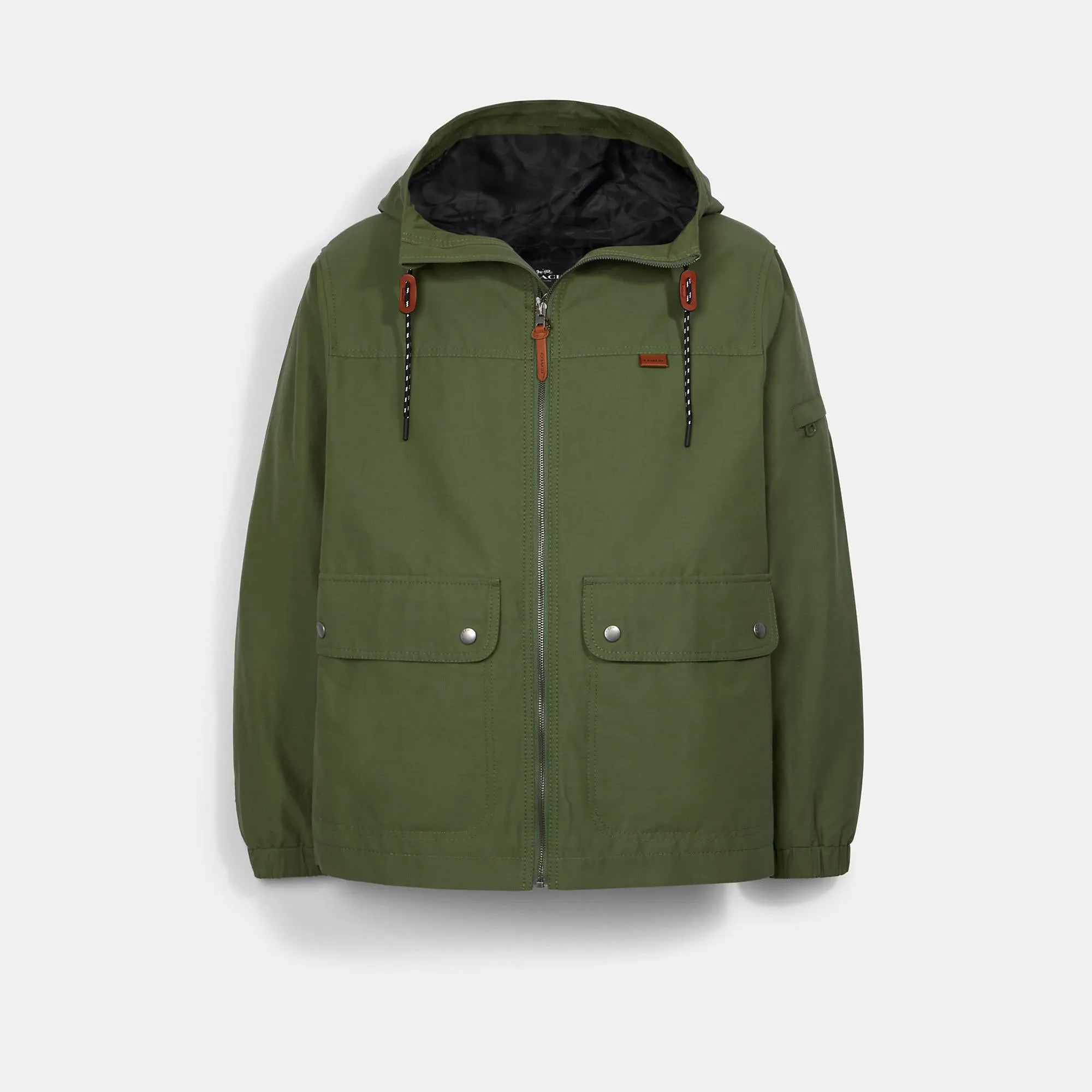 COACH Hooded Short Parka