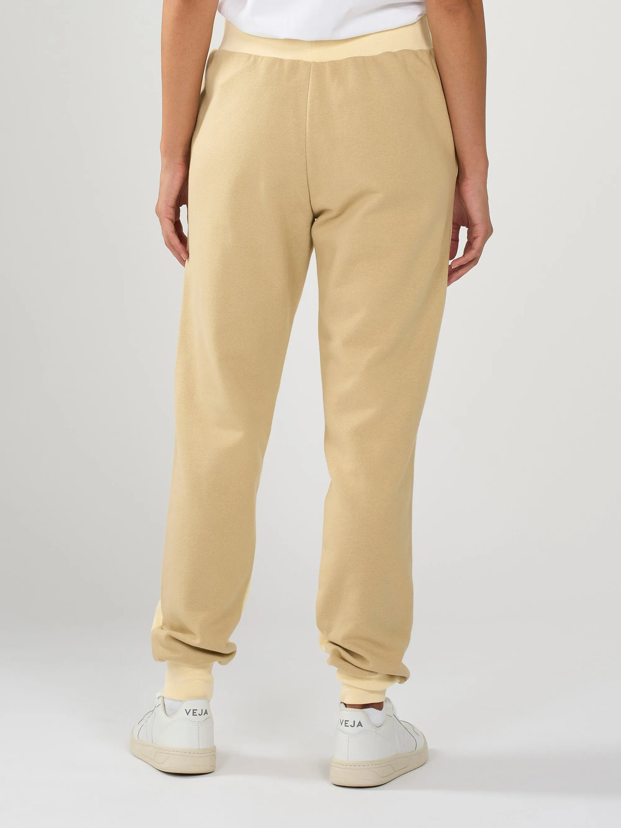 Color block sweat pants - Safari