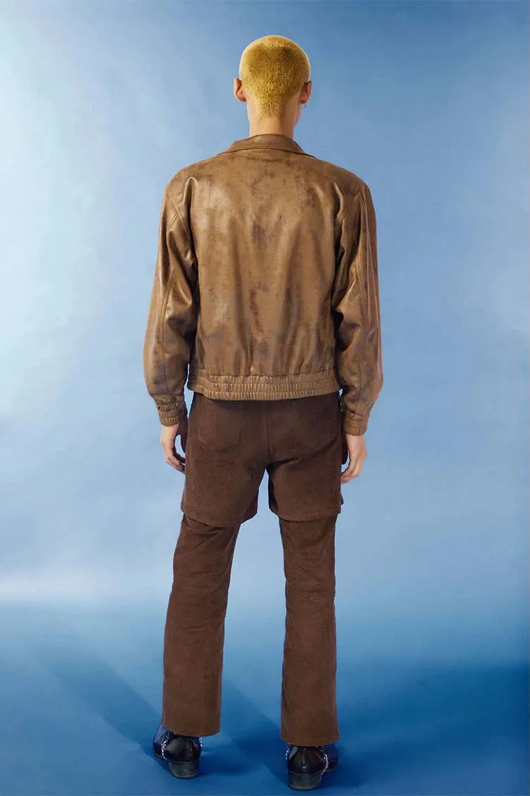 Corduroy Millennium Style Flared Pants