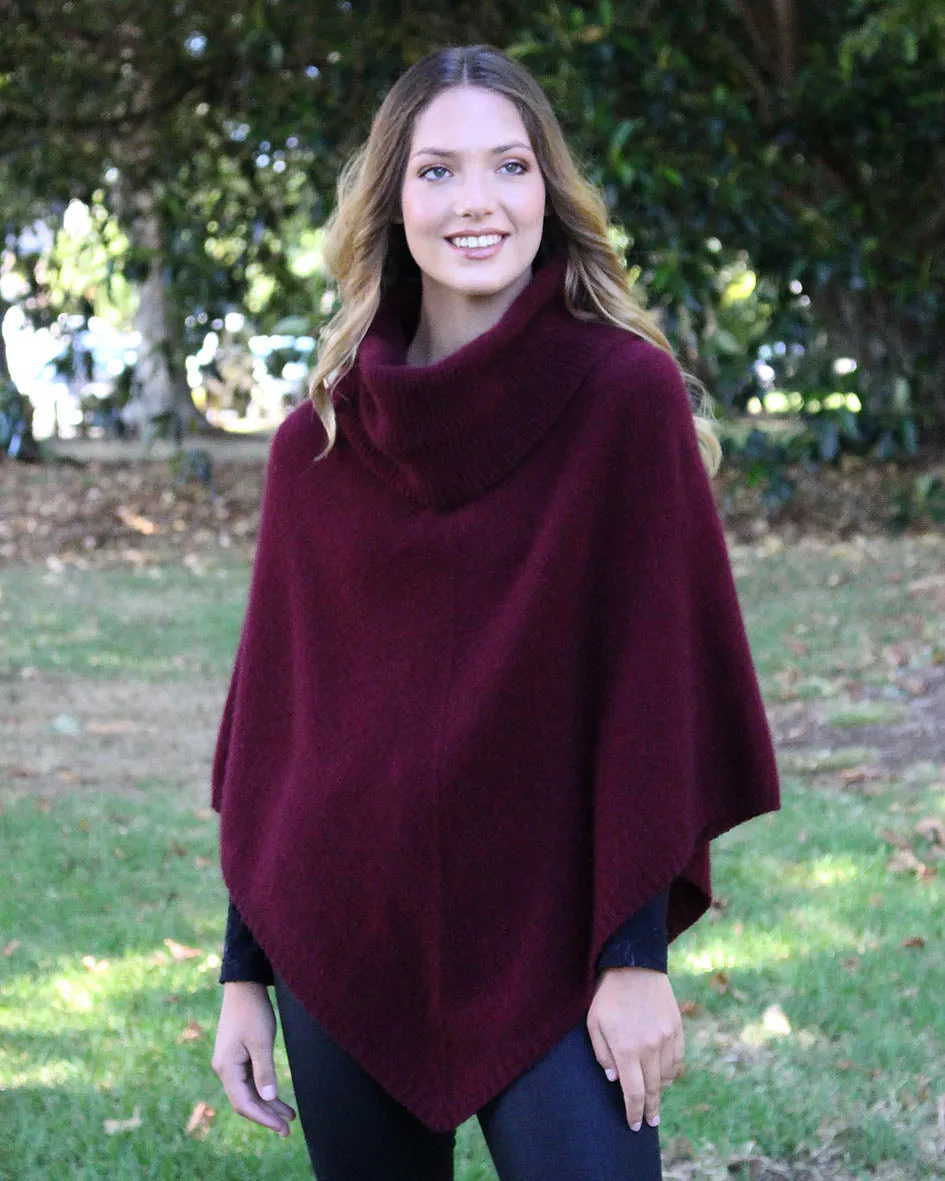 COWL NECK PONCHO