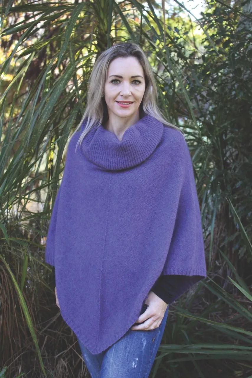 COWL NECK PONCHO