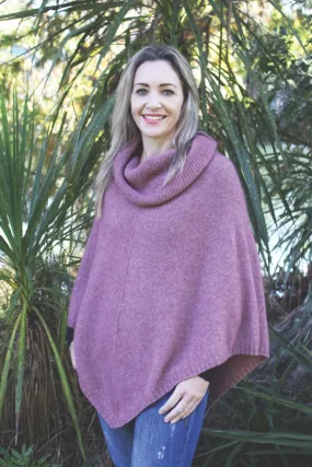 COWL NECK PONCHO