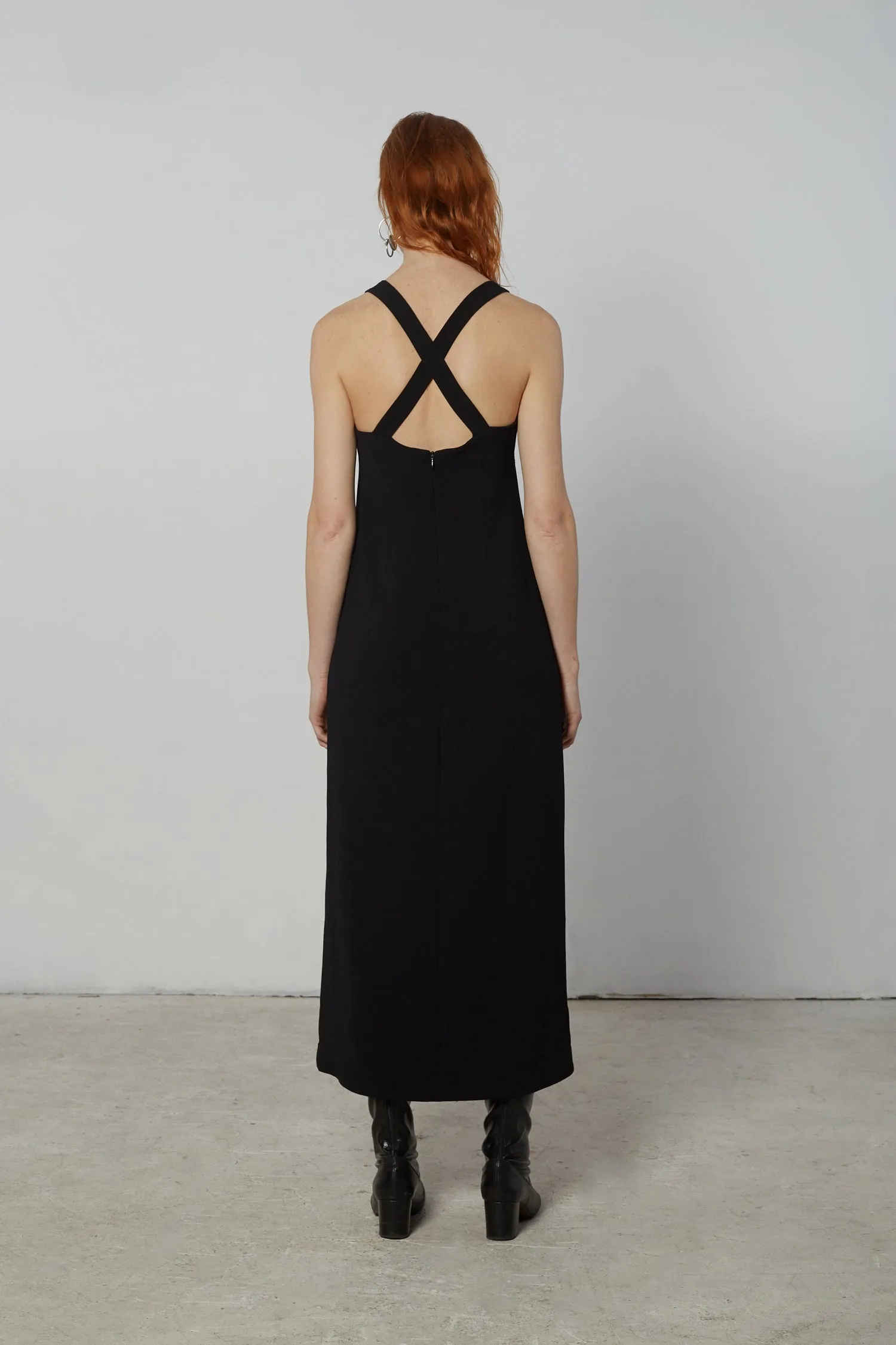 Crossback Midi Dress