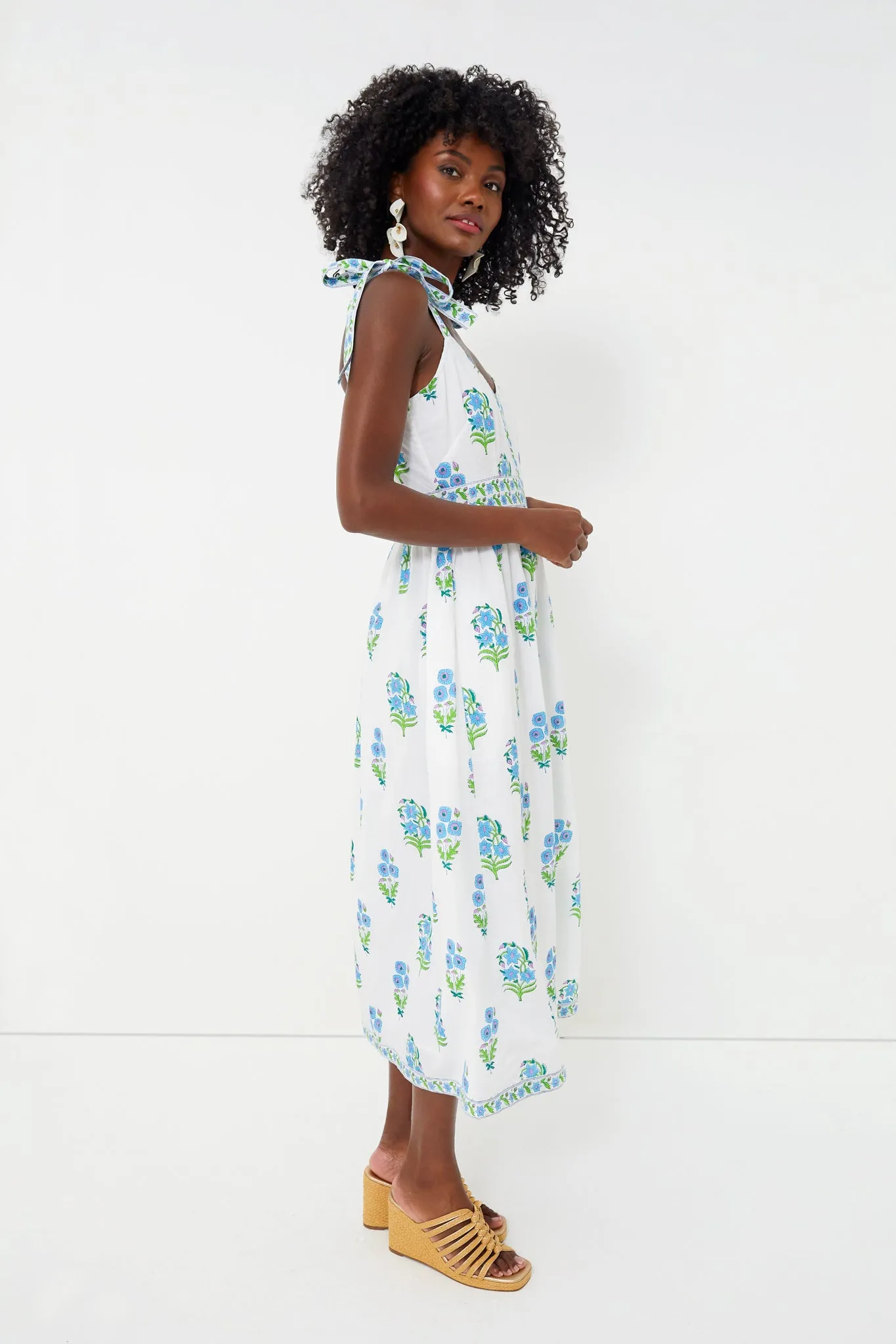 Cyan Magnolia Maree Dress