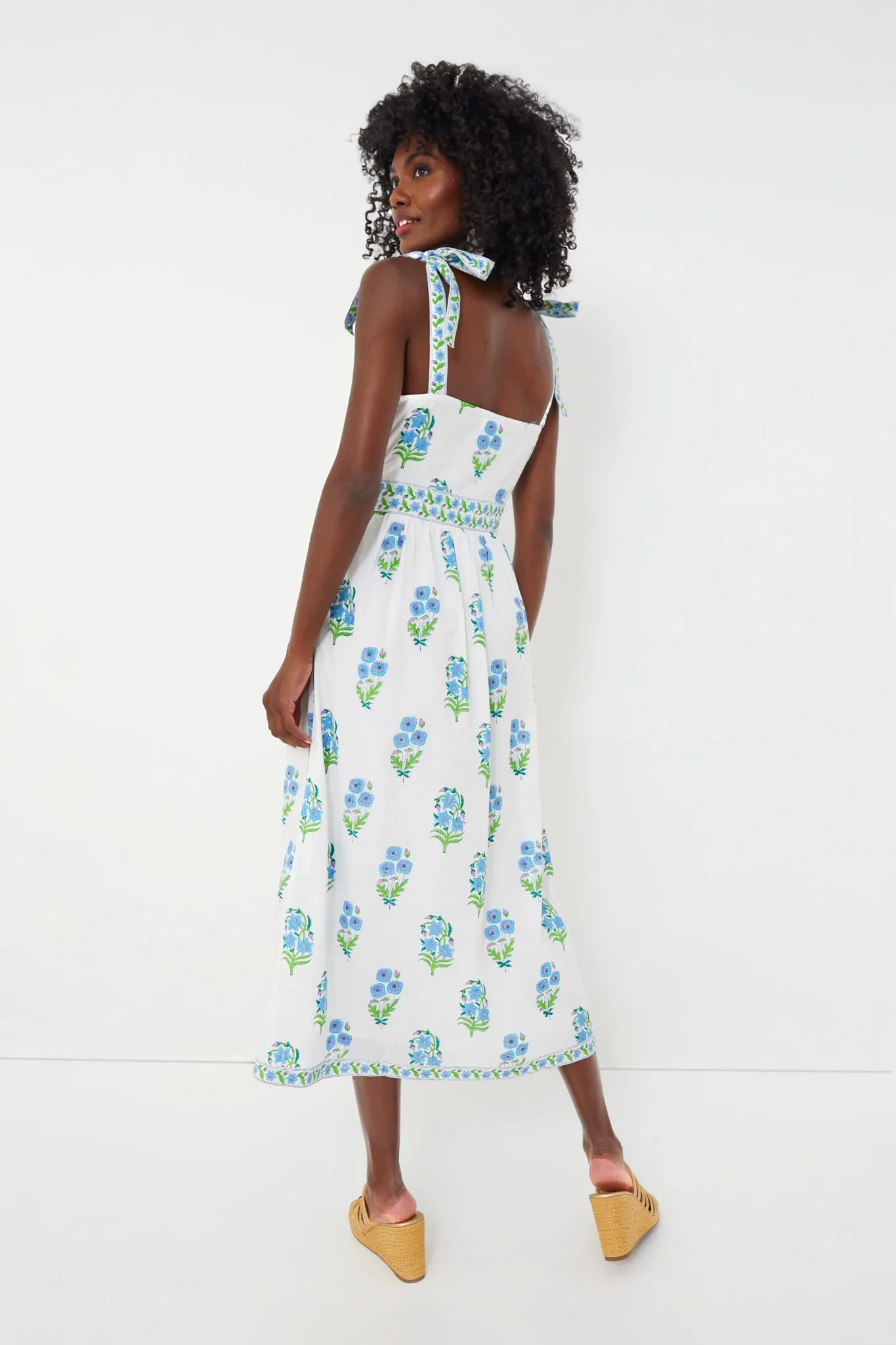 Cyan Magnolia Maree Dress