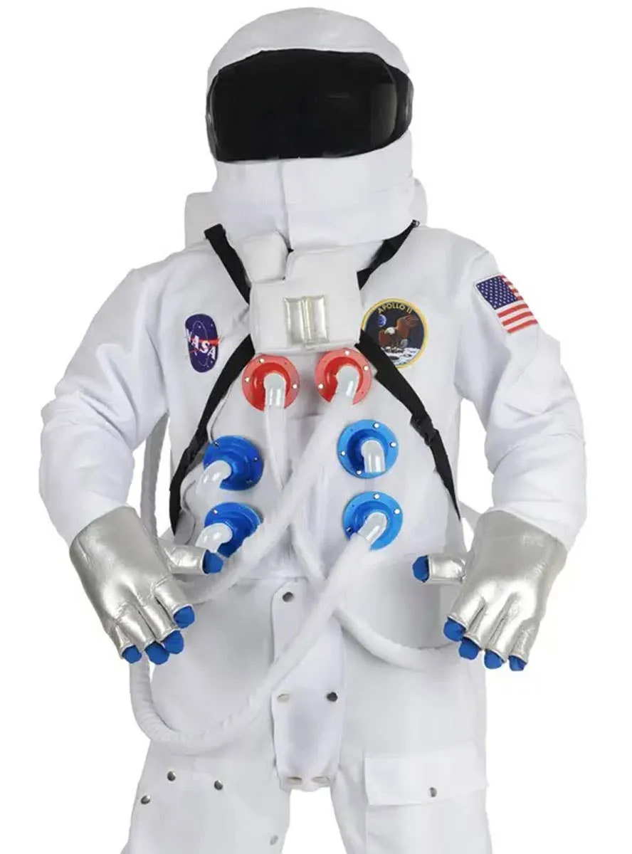 Deluxe White NASA Astronaut Mens Costume