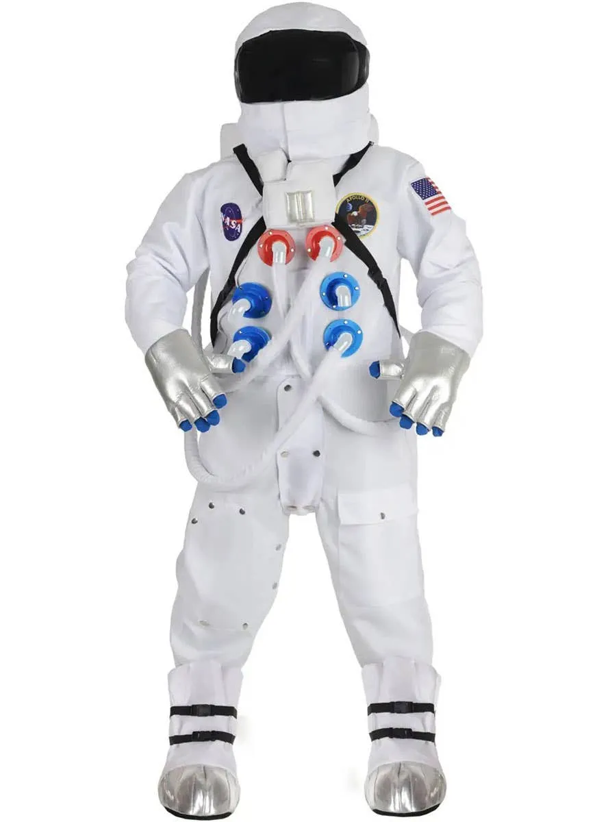 Deluxe White NASA Astronaut Mens Costume