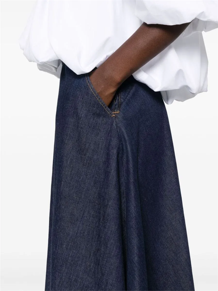 DENIM MIDI SKIRT