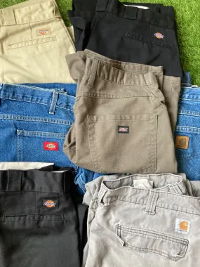 Dickies & Carhartt Pants- 7 Pieces