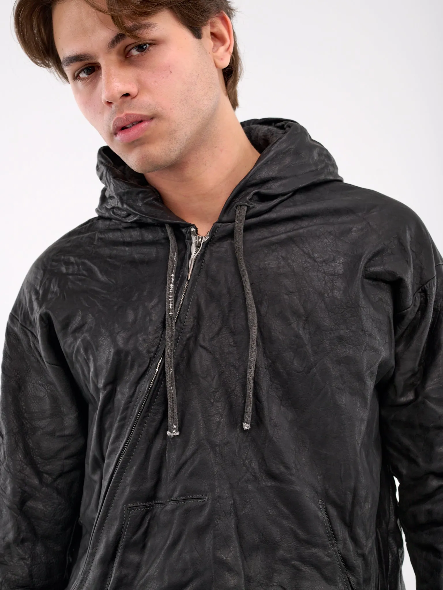 Displacement Hooded Parka Jacket (4834-BISON-FG-BLACK)