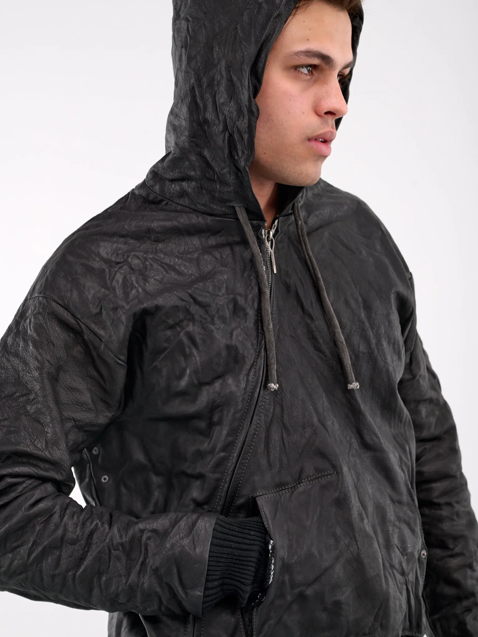 Displacement Hooded Parka Jacket (4834-BISON-FG-BLACK)