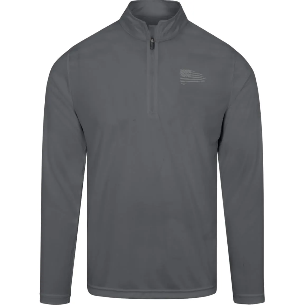 Distressed Flag Mens Zone Quarter Zip