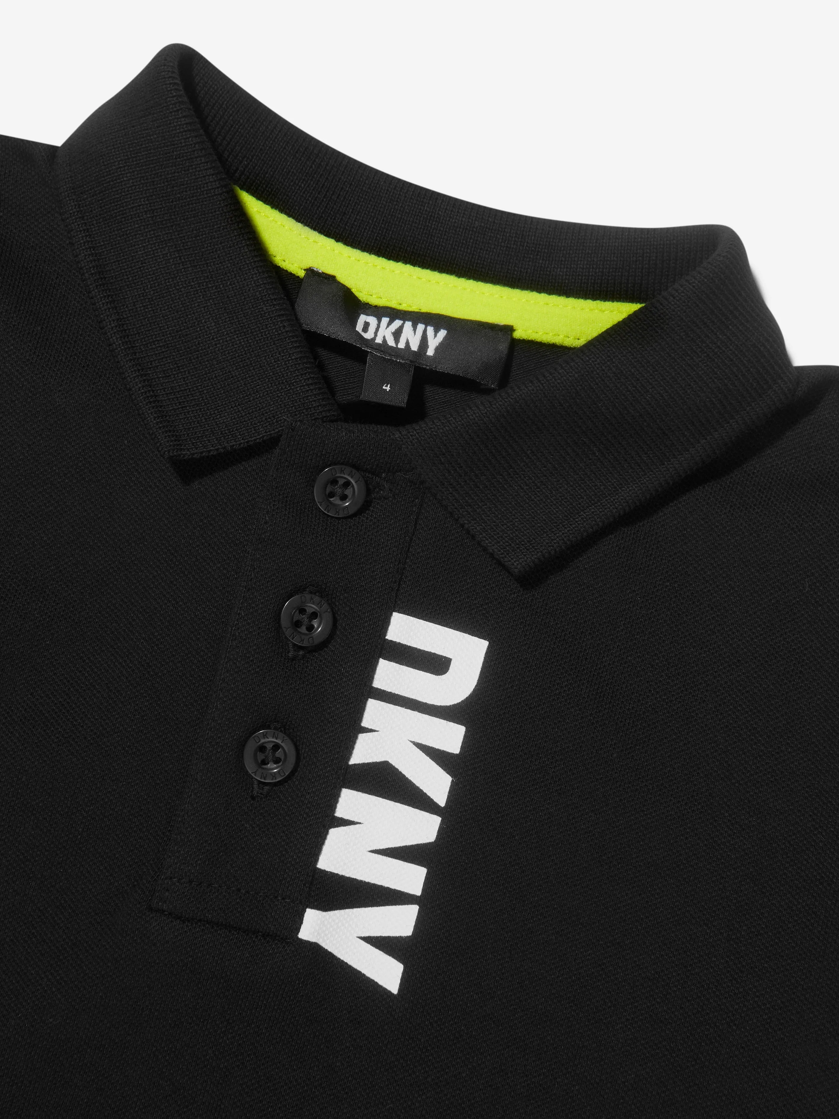 DKNY Boys Logo Tape Polo Shirt