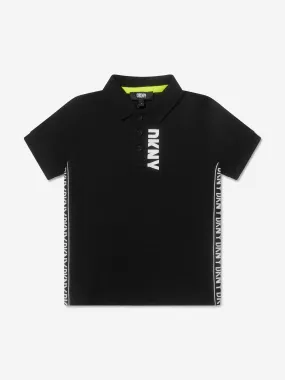 DKNY Boys Logo Tape Polo Shirt