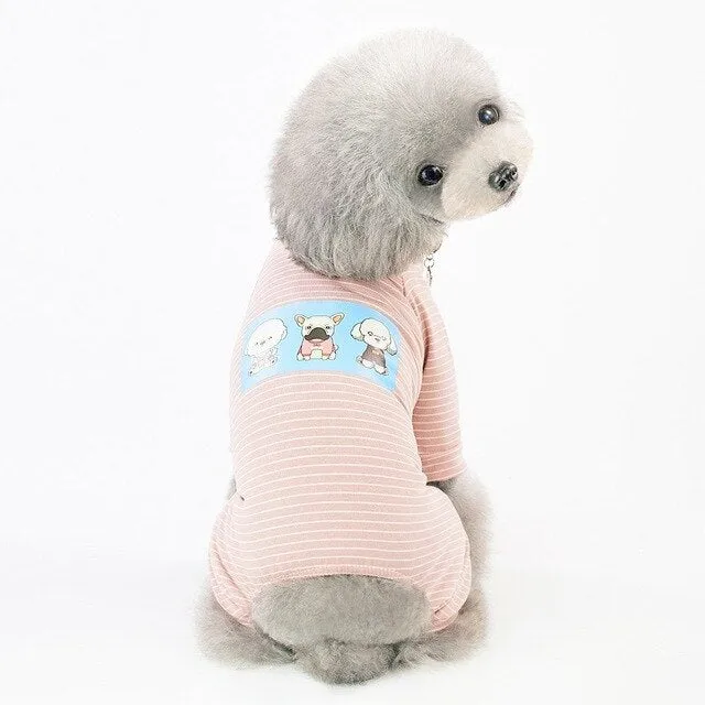 Dogs Pajamas For Dogs Clothes Cat Clothing Puppy Jumpsuit Cat Pajamas For Chihuahua Clothes Pomerania Pet Shirt Pijama Perro 35