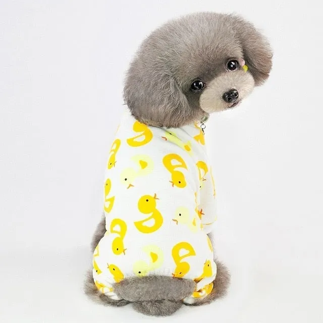 Dogs Pajamas For Dogs Clothes Cat Clothing Puppy Jumpsuit Cat Pajamas For Chihuahua Clothes Pomerania Pet Shirt Pijama Perro 35