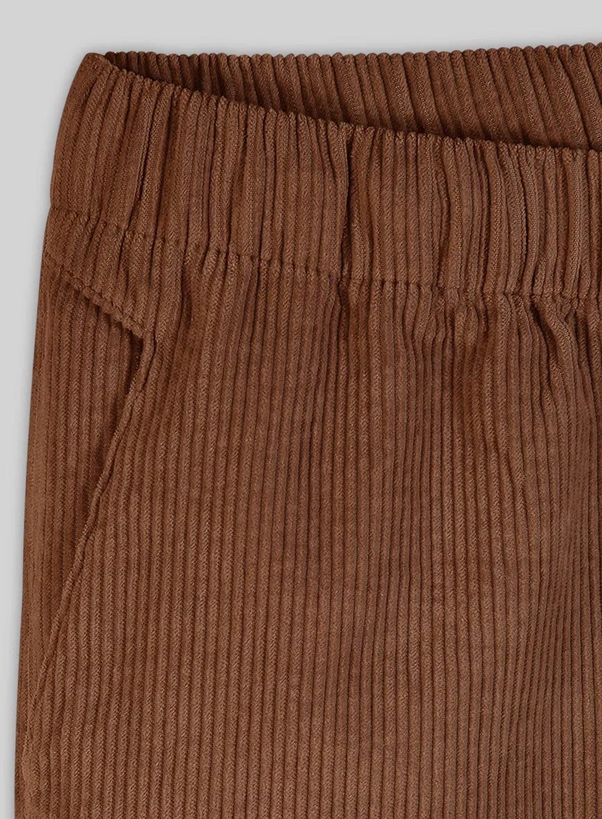 Easy Pants Spring Brown Corduroy