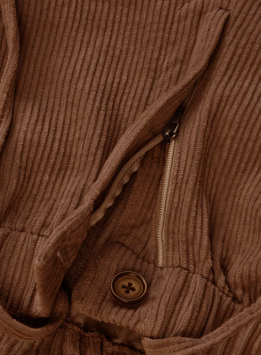 Easy Pants Spring Brown Corduroy