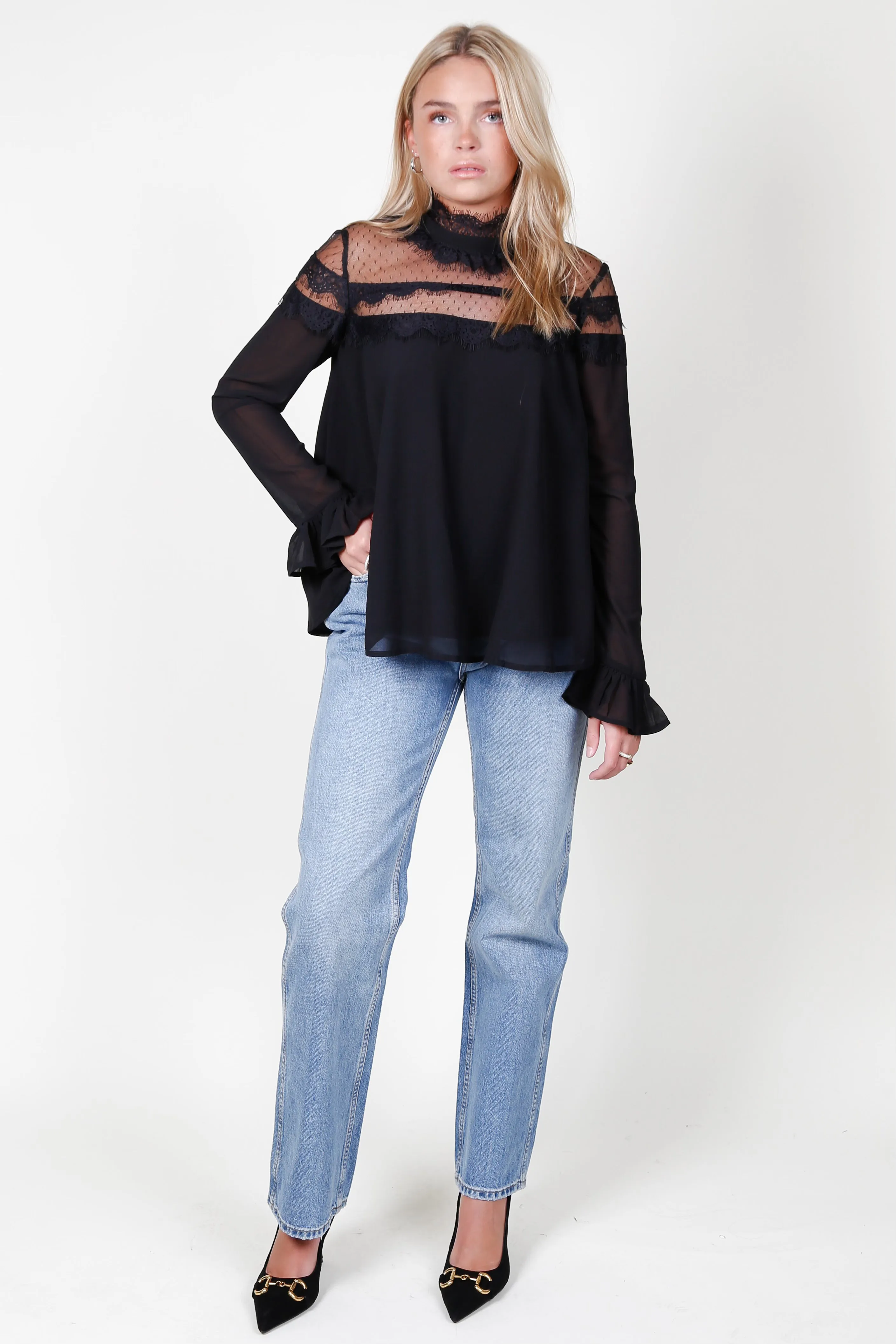 ENDLESS ROSE | Date Night Blouse - Black