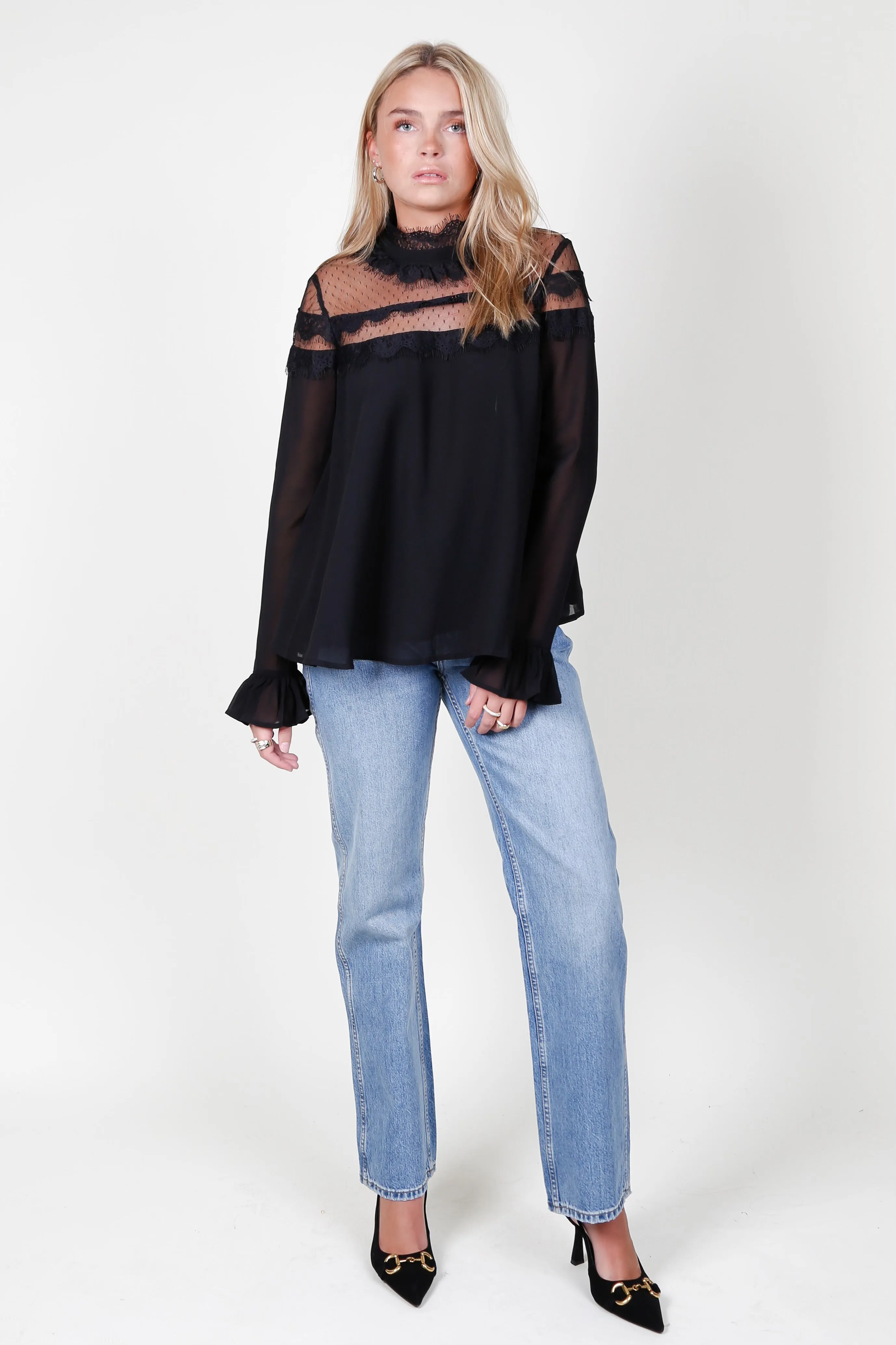 ENDLESS ROSE | Date Night Blouse - Black