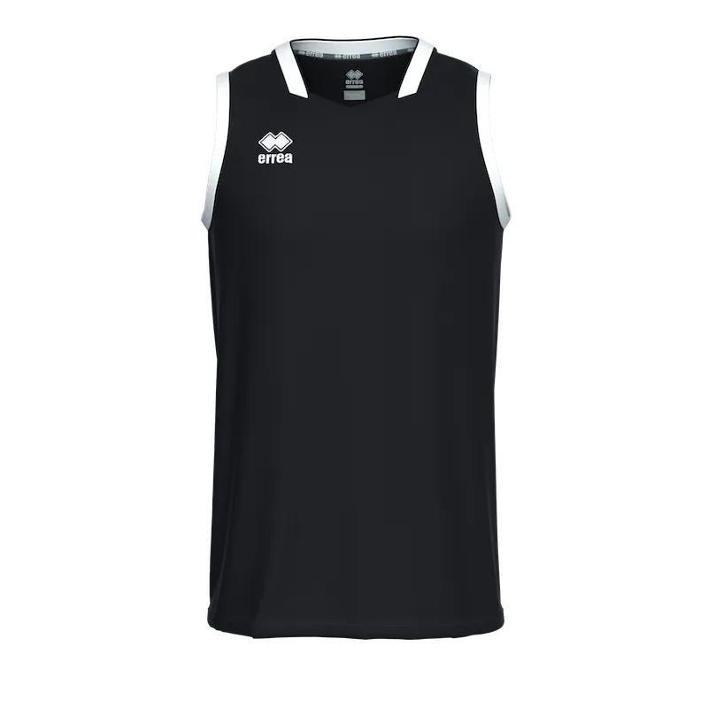 ERREA MAGIC BASKETBALL VEST BLACK WHITE