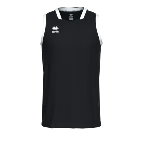 ERREA MAGIC BASKETBALL VEST BLACK WHITE