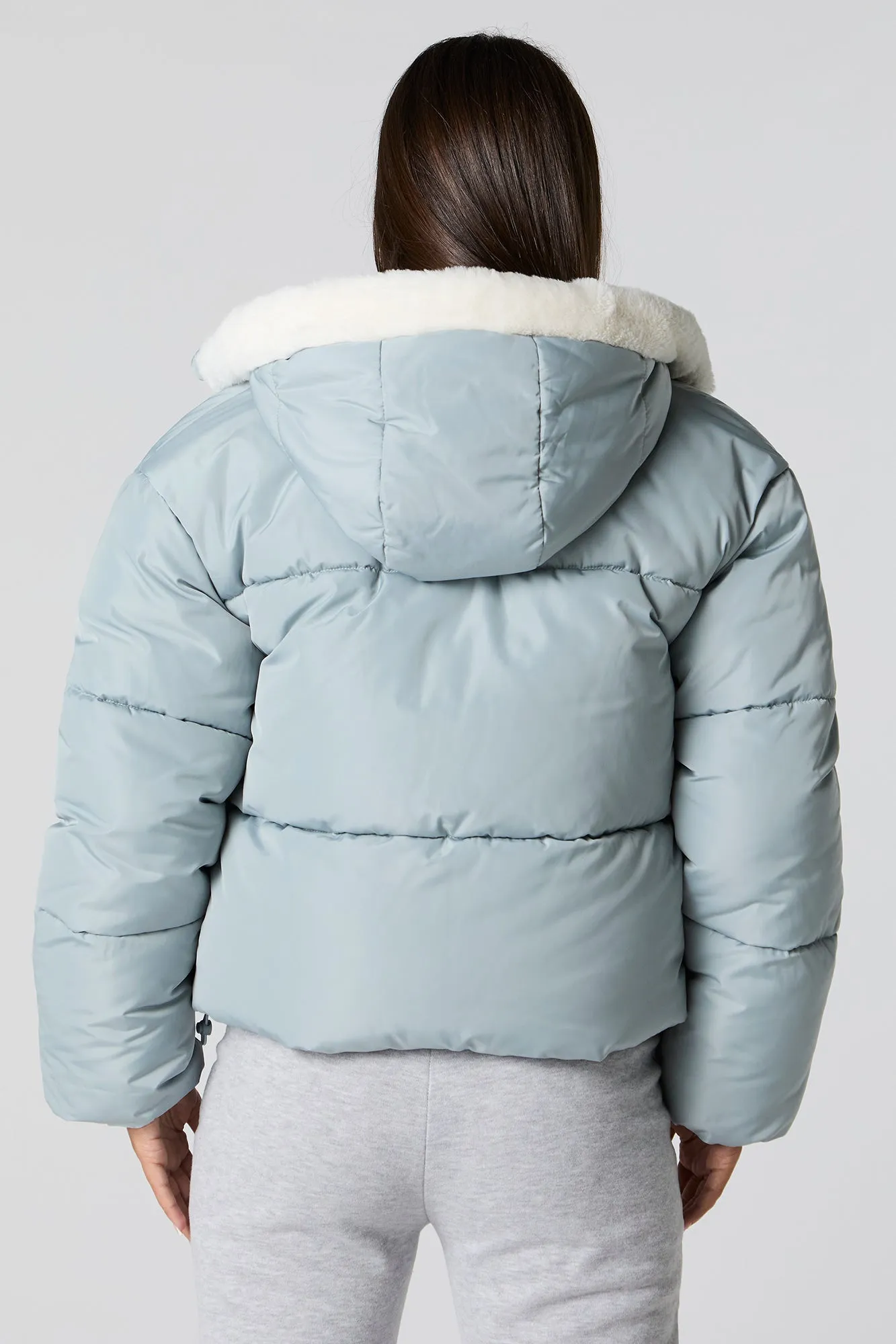 Faux Fur Lined Puffer Jacket