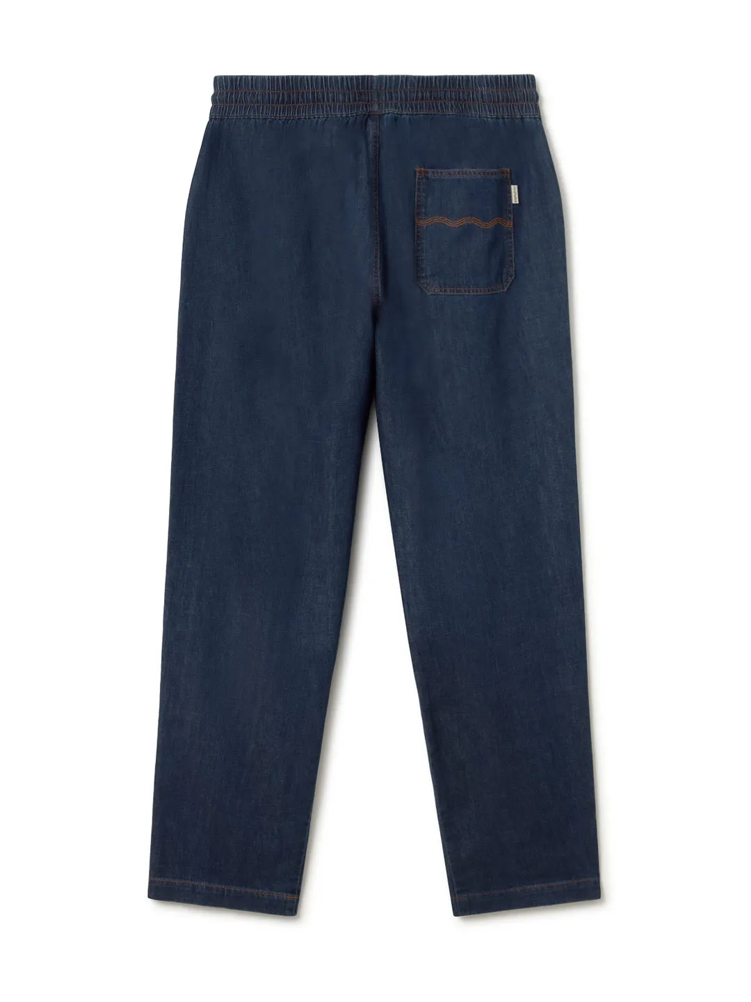 Flowerpot Pants Dark Blue Denim