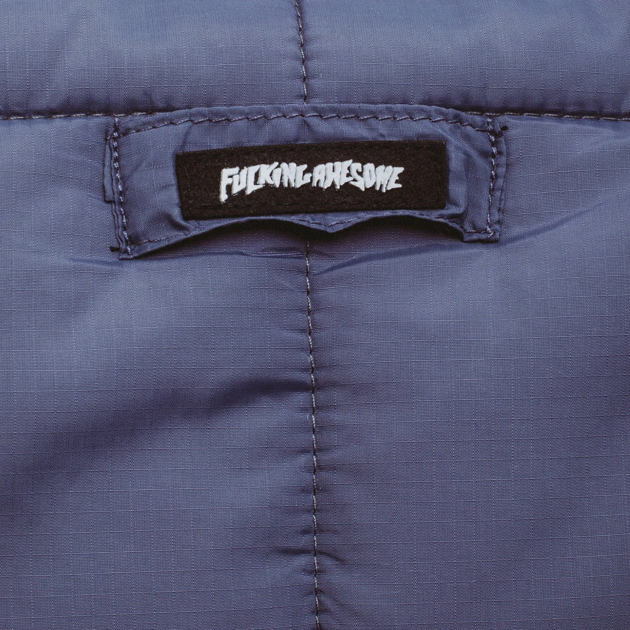 Fucking Awesome - Reverse Puffer Jacket - Blue