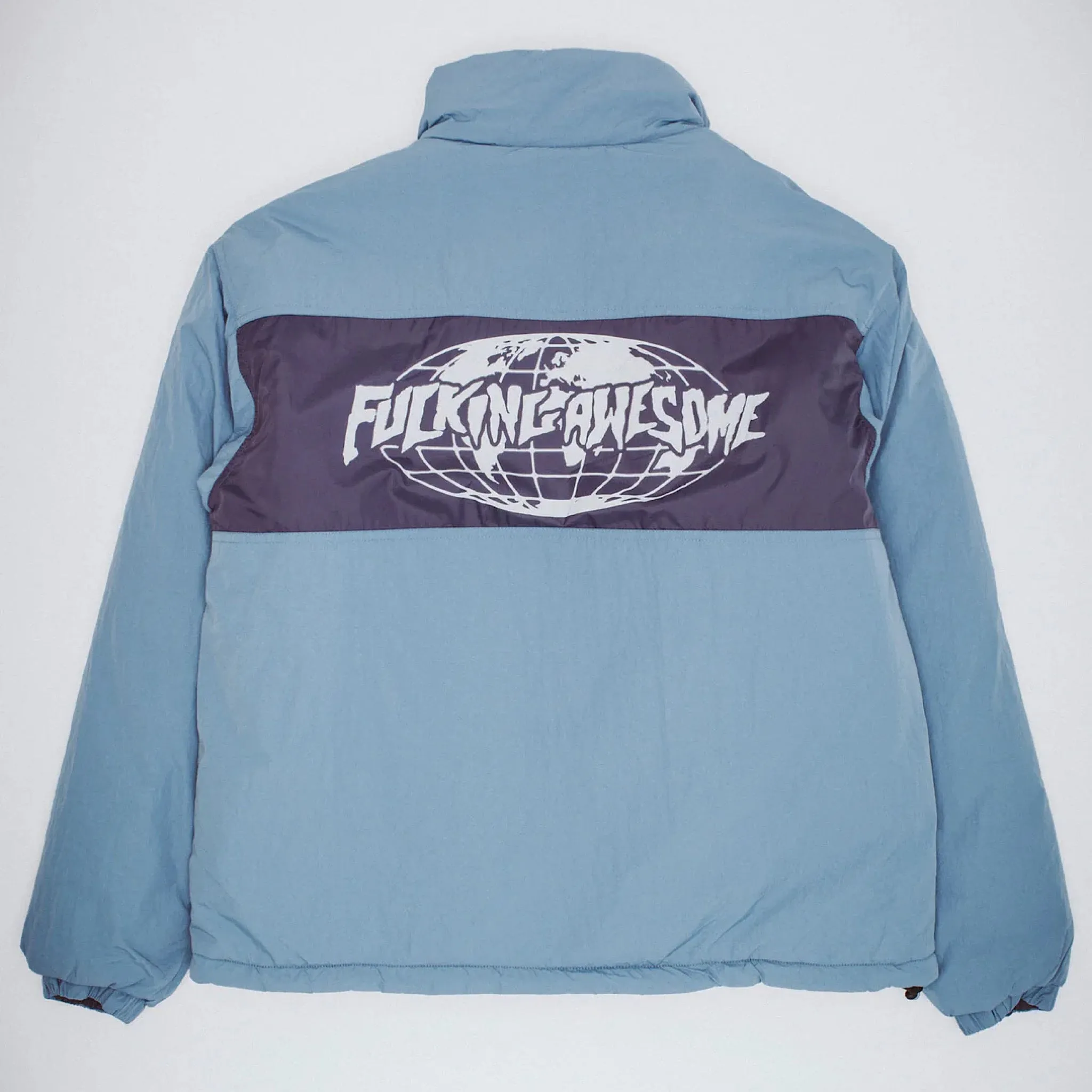 Fucking Awesome - Reverse Puffer Jacket - Blue