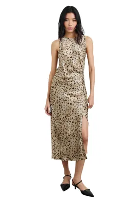 Gabriella Dress - Champagne Leopard