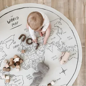 Gathre Mat Midi Circle - World Map